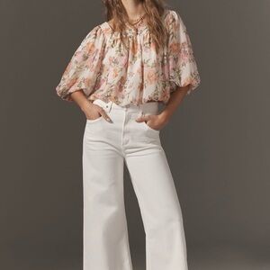 NWT Citizens of Humanity Lyra High-Rise Crop Wide-Leg Jeans